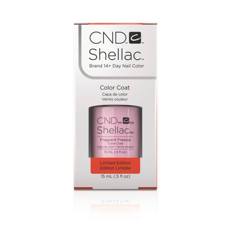 Shellac nail polish - FRAGRANT FREESIA CND - 1