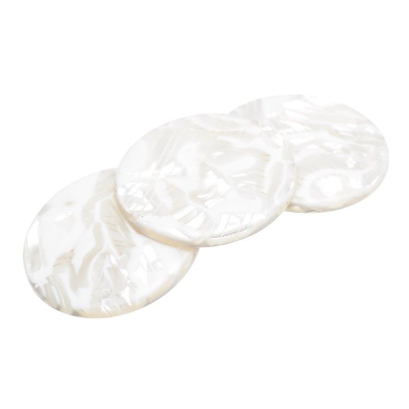 Medium size special ornament hair barrette in White pearl Kosmart - 1