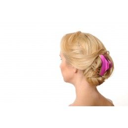 Medium size regular shape Hair claw clip in Pink Kosmart - 3
