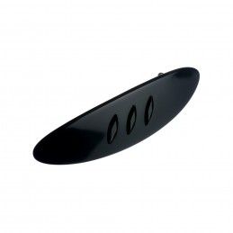 Small size oval shape Hair clip in Black Kosmart - 2