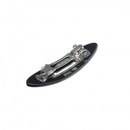 Small size oval shape Hair clip in Black Kosmart - 3