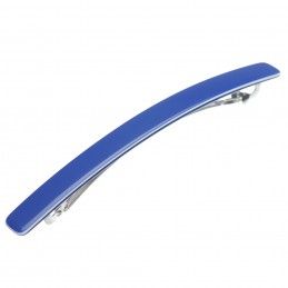Medium size long and skinny shape Hair barrette in Blue and white Kosmart - 1