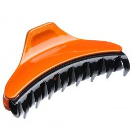 Medium size regular shape Hair claw clip in Orange Kosmart - 1