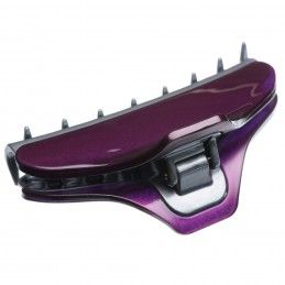 Medium size regular shape Hair claw clip in Violet Kosmart - 2