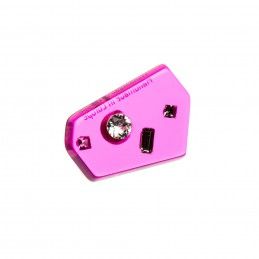 Small size special shape brooch in Pink Kosmart - 1