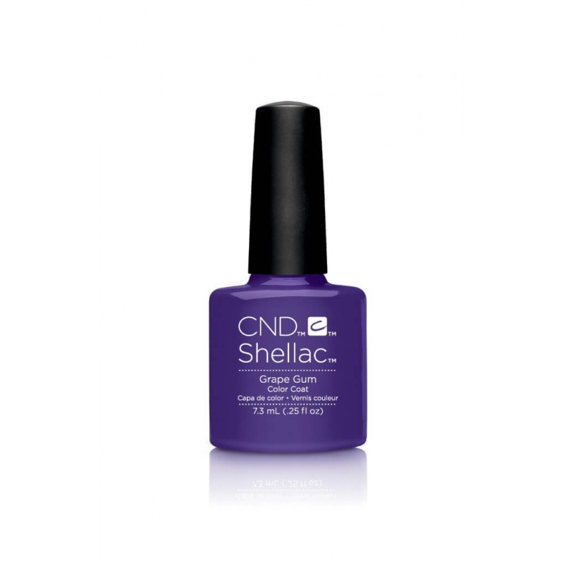 Shellac nail polish - GRAPE GUM CND - 1